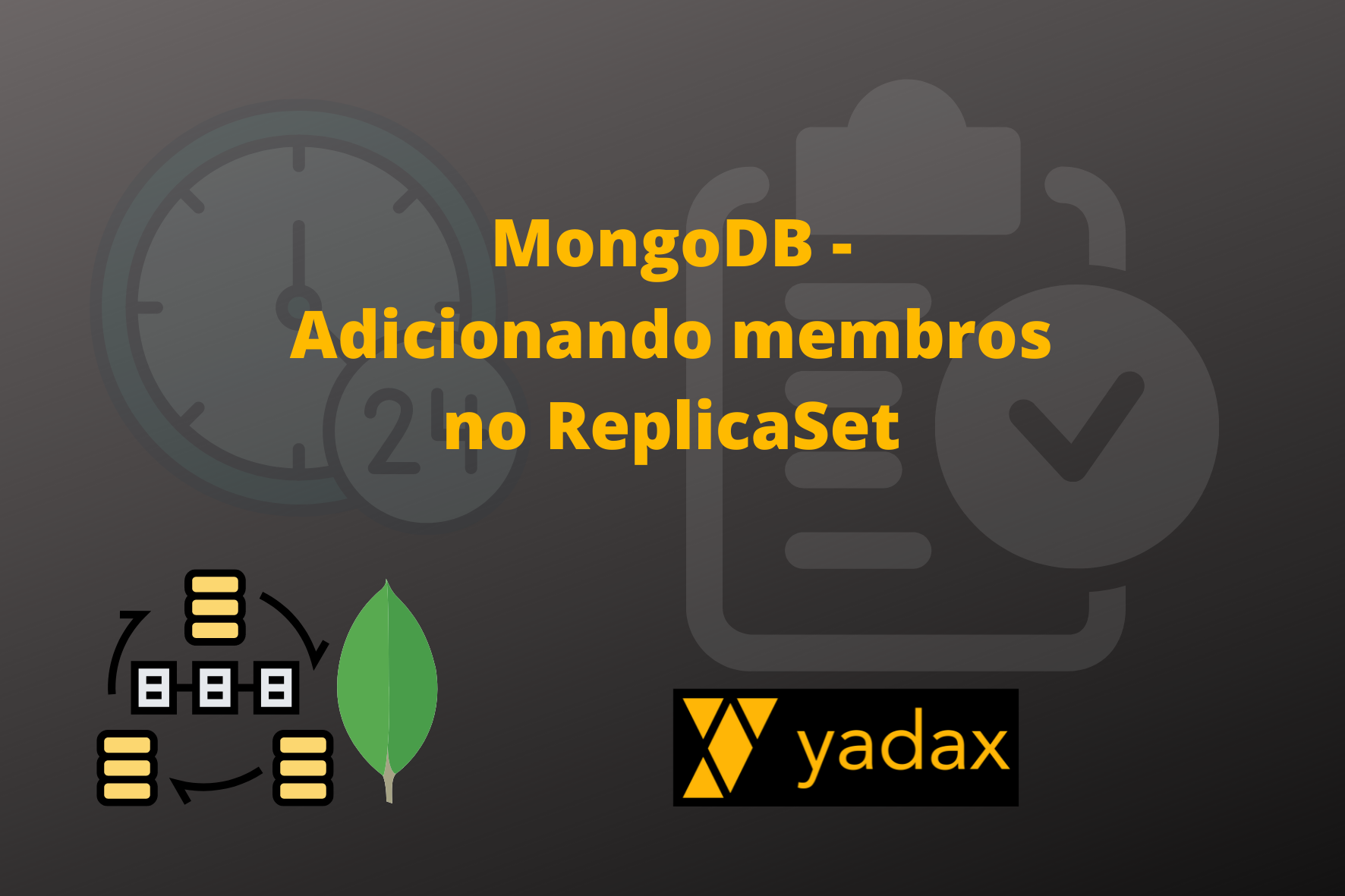 MongoDB - Adicionando membros no ReplicaSet