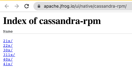 Versões do Apache Cassandra